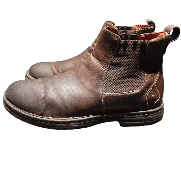 Born Men's Porto Chelsea Boots H43723 in Timber Leather Size 11 - Picture 3 of 9